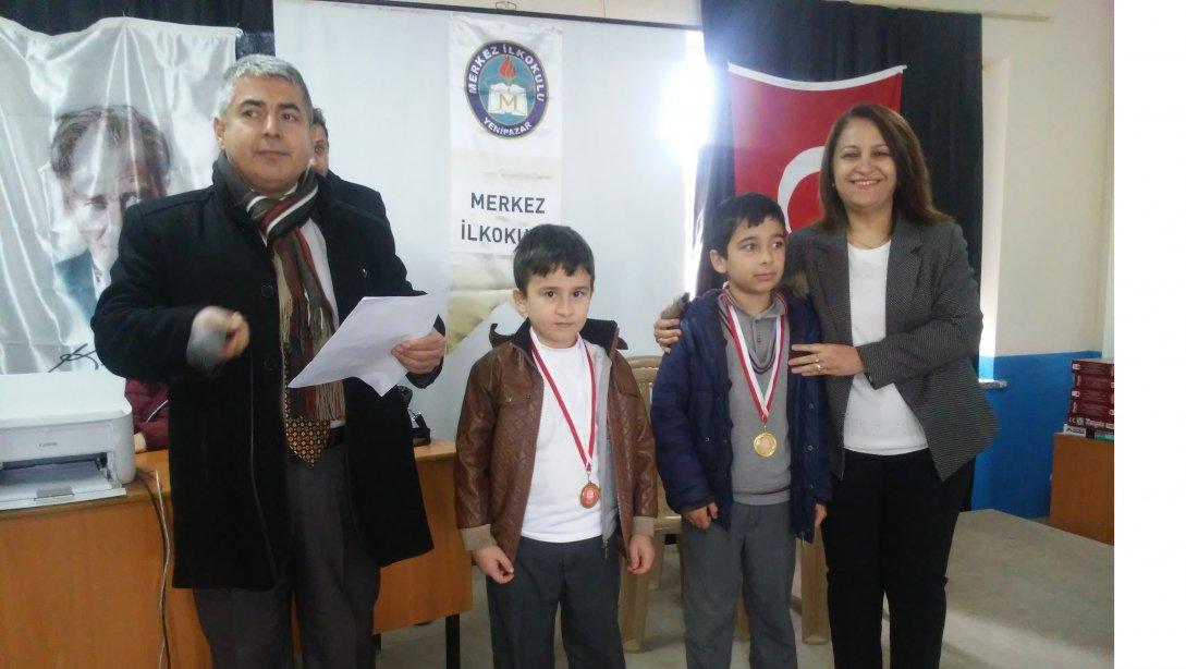 İlkokul Öğrenciler arasında Akıl ve Zeka Oyunları İlçe turnuvası yapıldı.