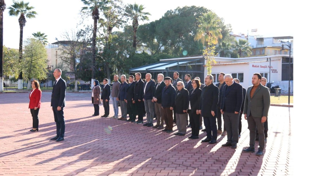 24 KASIM ÖĞRETMENLER GÜNÜ ETKİNLİKLERİ ATATÜRK ANITI'NA ÇELENK SUNUMU İLE BAŞLADI