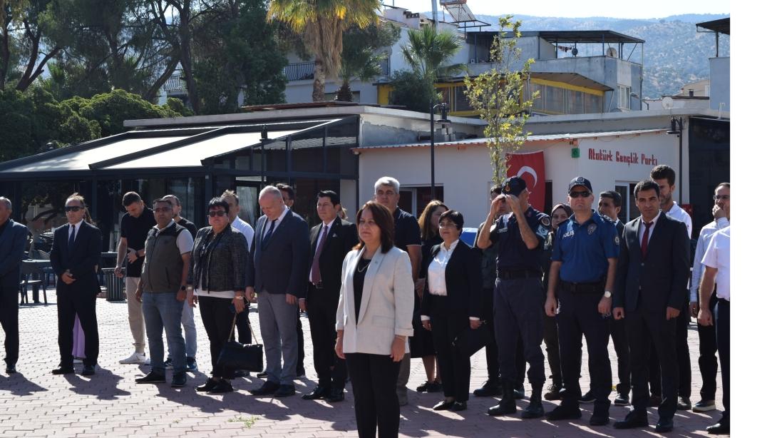 İLKÖĞRETİM HAFTASI ÇELENK SUNMA TÖRENİ